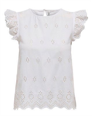 Lou Life Embroidery Open Back Top